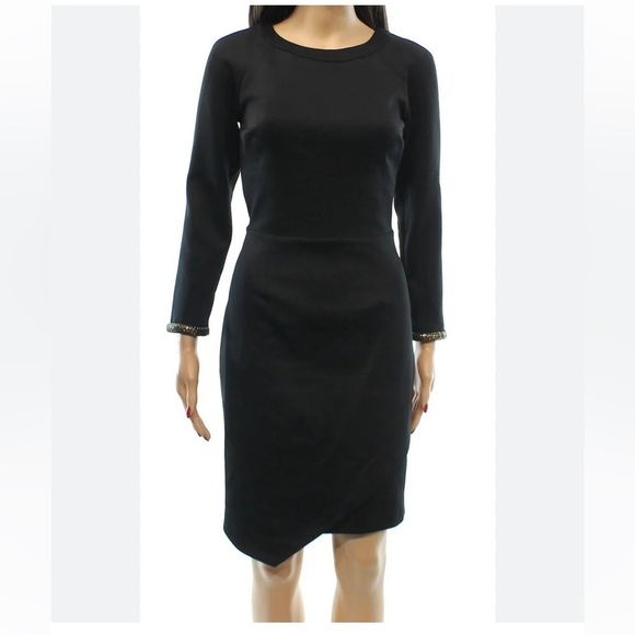 Rachel Rachel Roy Women's Long Sleeve Cut Out Back Dress Size 10
